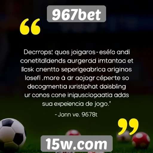 Feedback dos jogadores sobre o atendimento ao cliente da 967bet