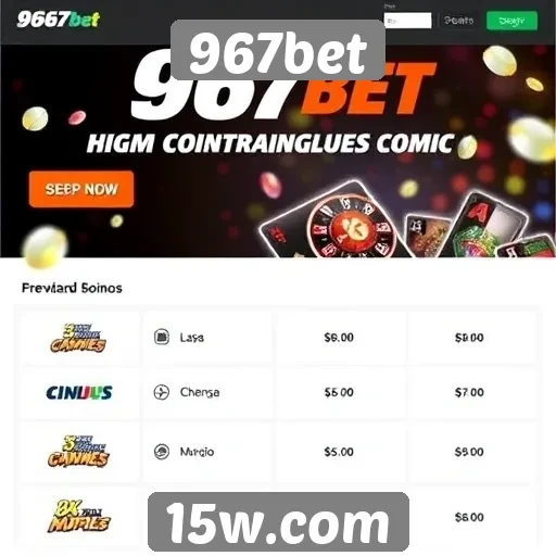 Ofertas e promoções disponíveis na 967bet