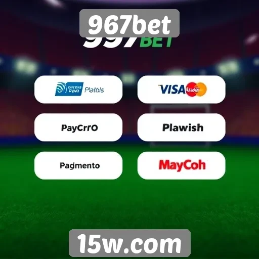 Métodos de pagamento aceitos no 967bet